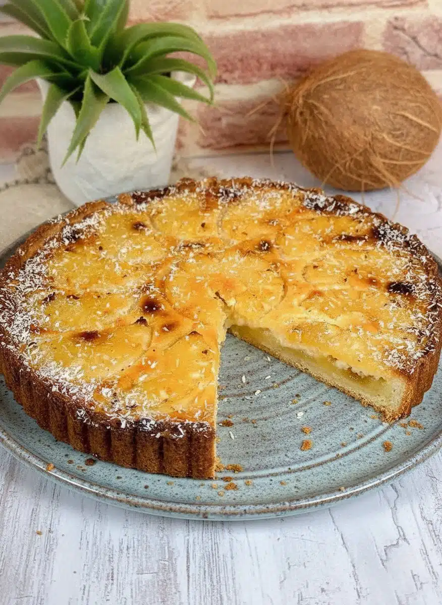 Tarte ananas coco recette facile