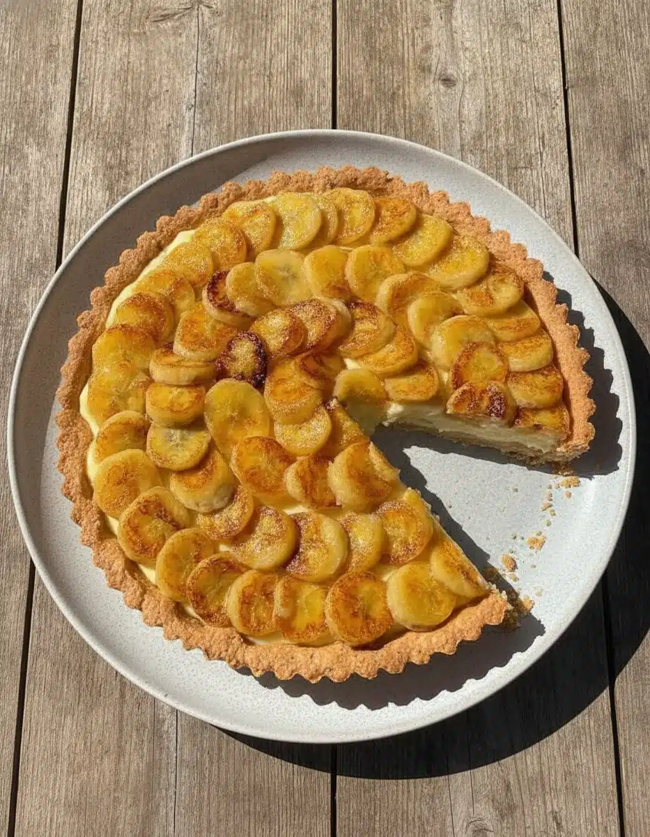 Tarte bananes caramélisées recette facile