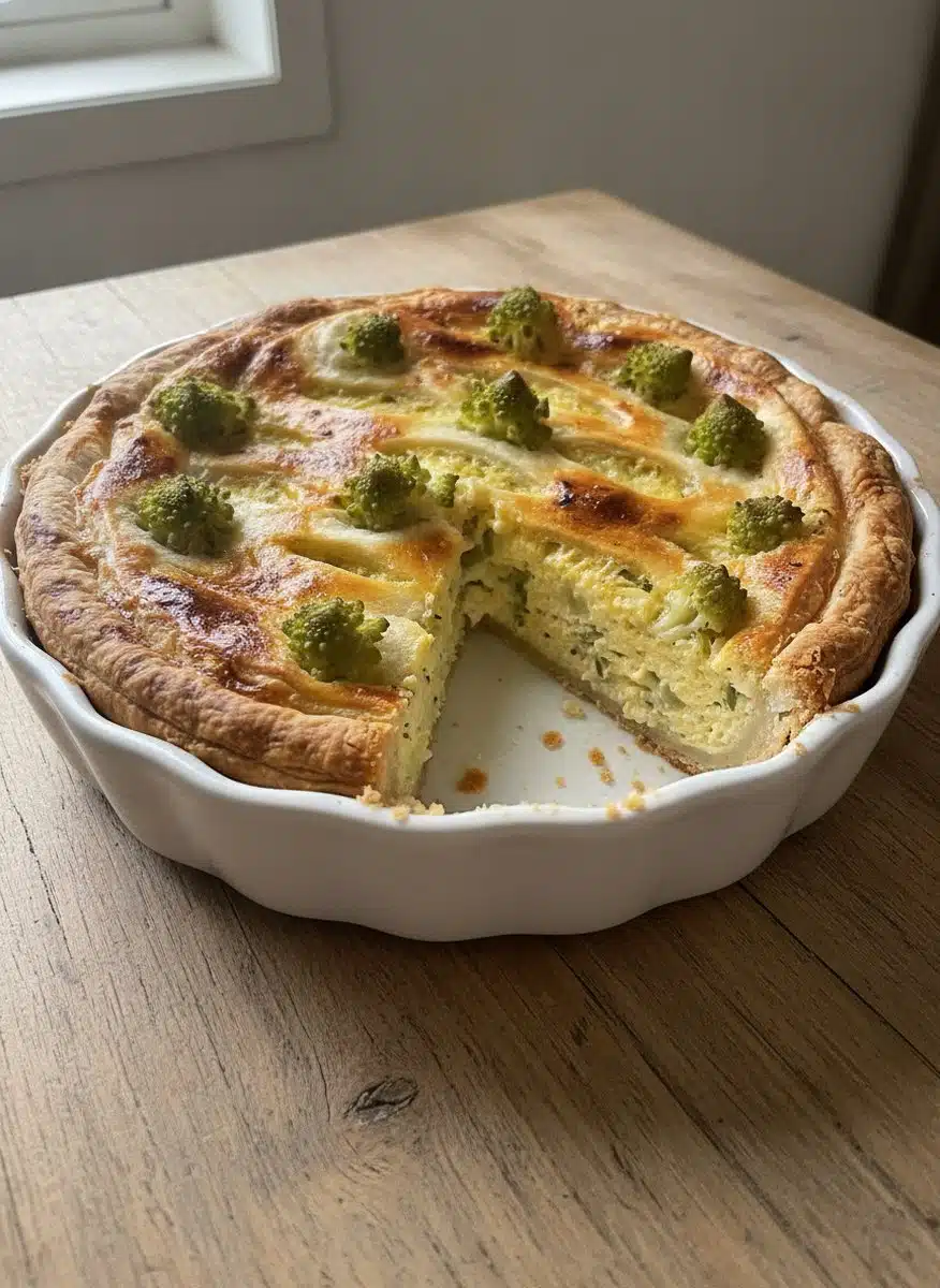 Tarte brocolis pommes de terre recette facile