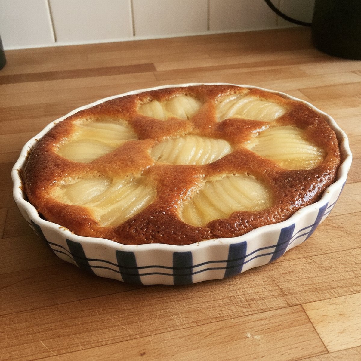 Tarte poires et chocolat facile