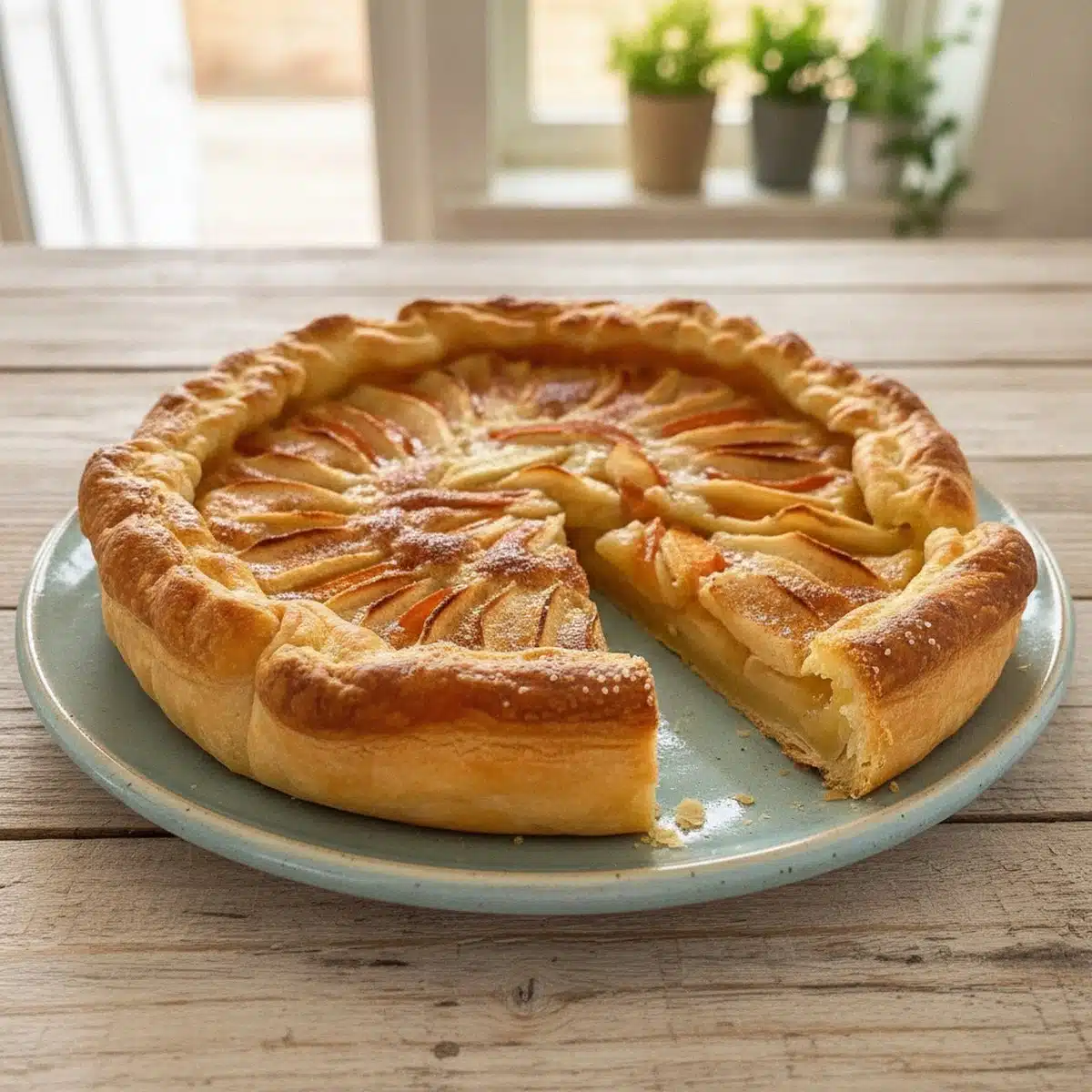 Tarte pommes abricots et amandes recette facile
