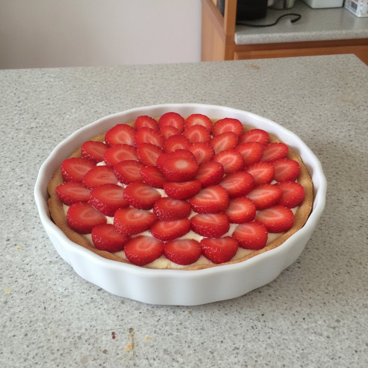 tartelette fraise rhubarbe recette facile