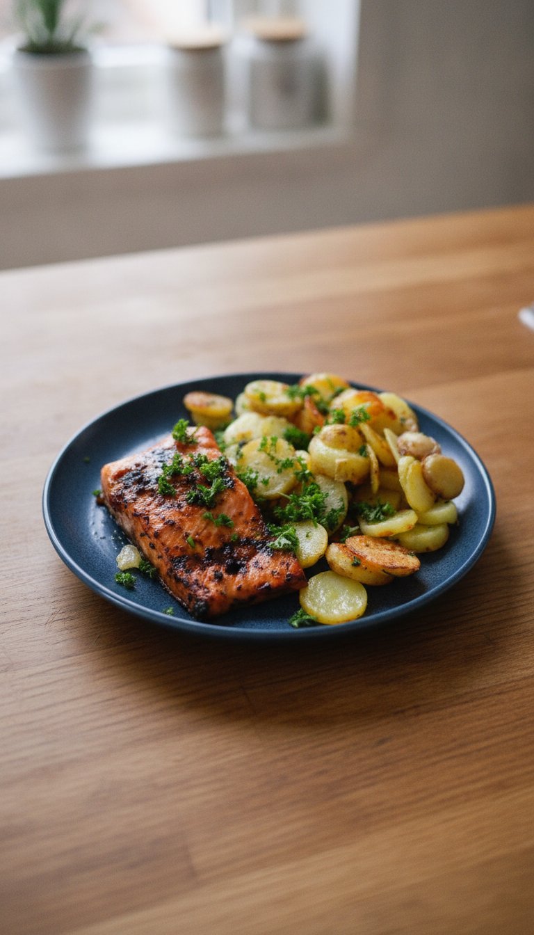 Saumon laqué à la sauce soja en Airfryer recette facile